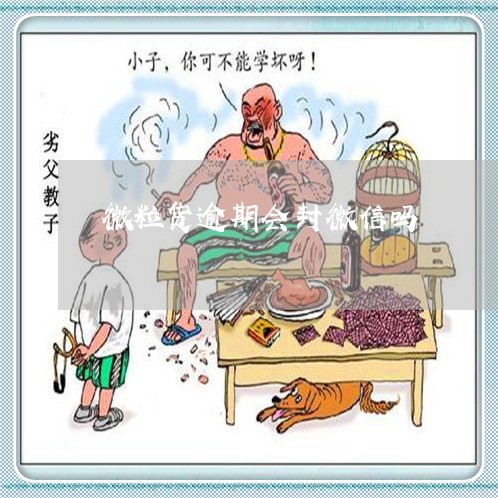 微粒货逾期会封微信吗